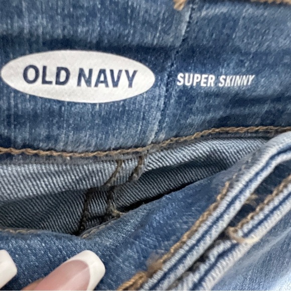 3/$60 NEW Old Navy Super Skinny Stretch Denim Jeans SZ 20 Short - Picture 4 of 5